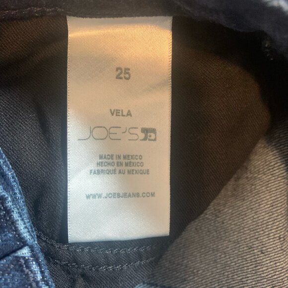Joes Jeans Vela Size 25 Dark Wash Ladies Hi Rise Inseam 28 - Picture 4 of 5